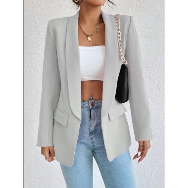 Max Blazer Longo Sobretudo Feminino Acinturado Rou