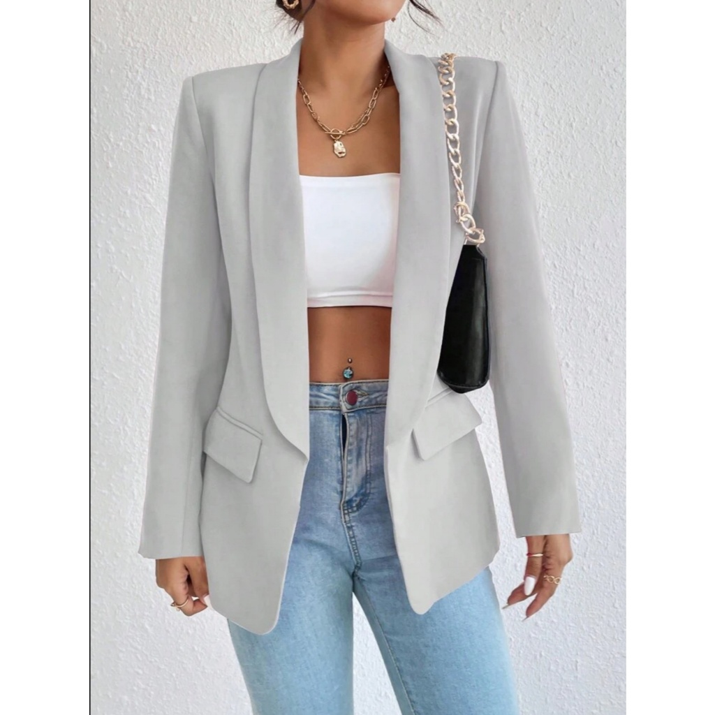 Max Blazer Longo Sobretudo Feminino Acinturado Roupas Femininas TENDÊNCIA MODA