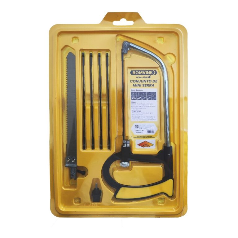 Kit 7 PEÇAS Arco De Serra Mini Serrote Para Vári