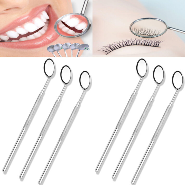 Kit 6 Pçs Espelhinho De Precisão Extensão Along