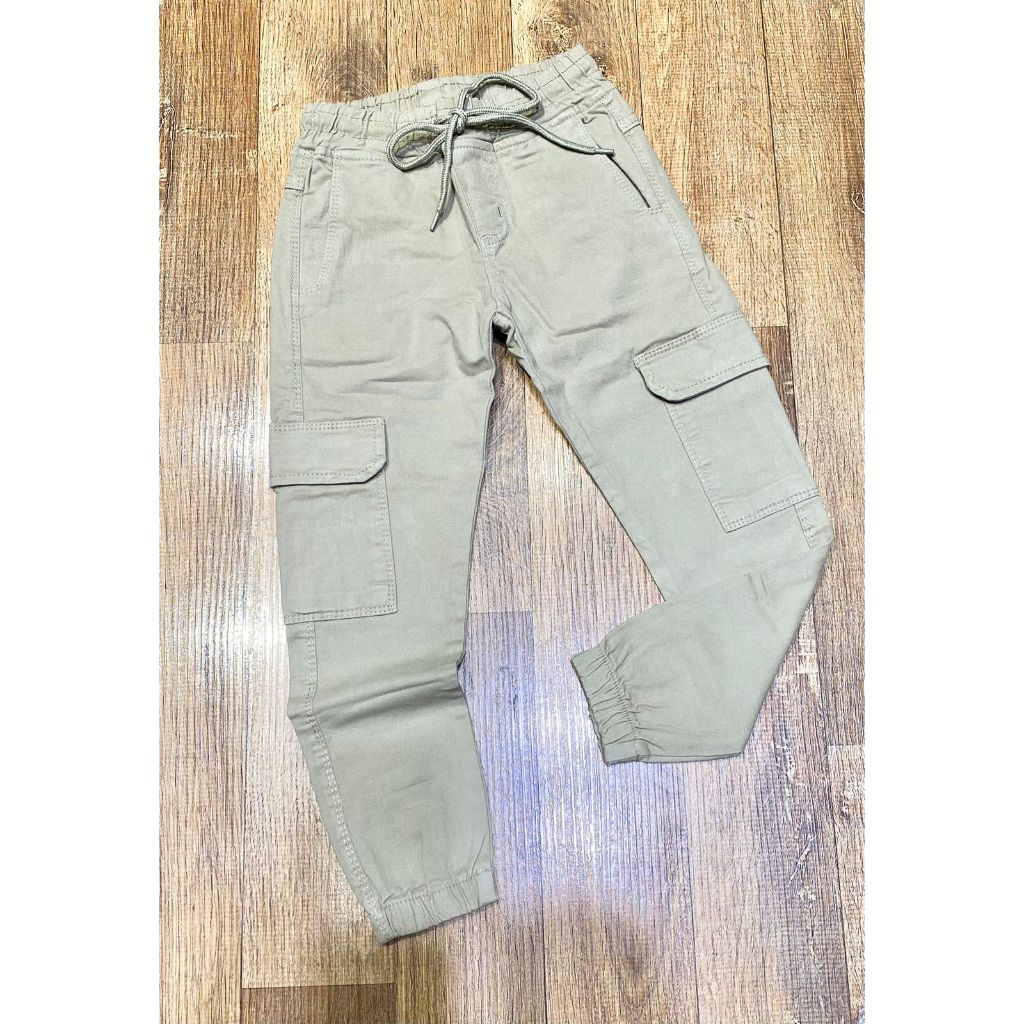 CALÇA JOGGER CARGO BEGE