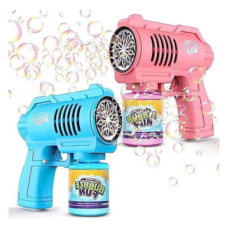 Brinquedo Crianças Máquina Pistola Lança gun de Bolha Bolinha de Sabão Metralhadora Automatica tikto