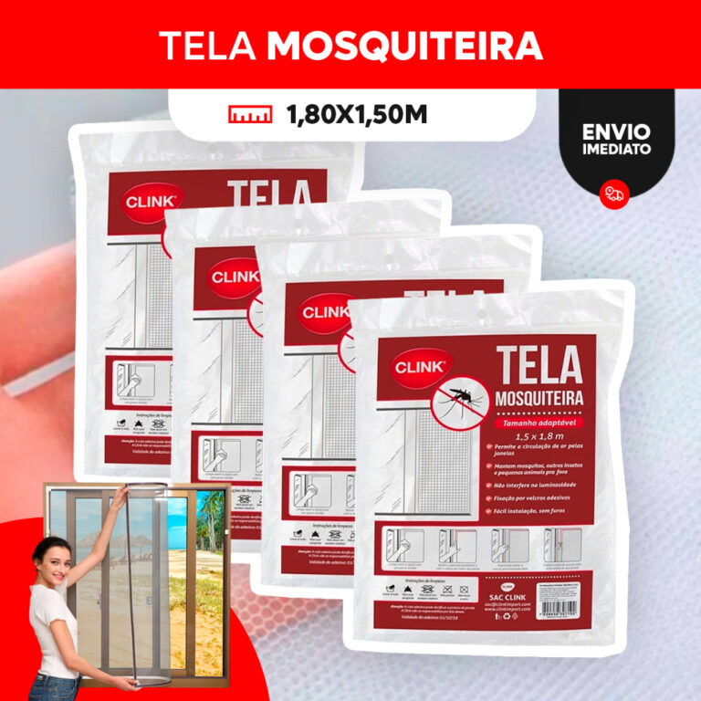 Telas Mosquiteira GRANDE Janela Ajustável 1,80Mx1