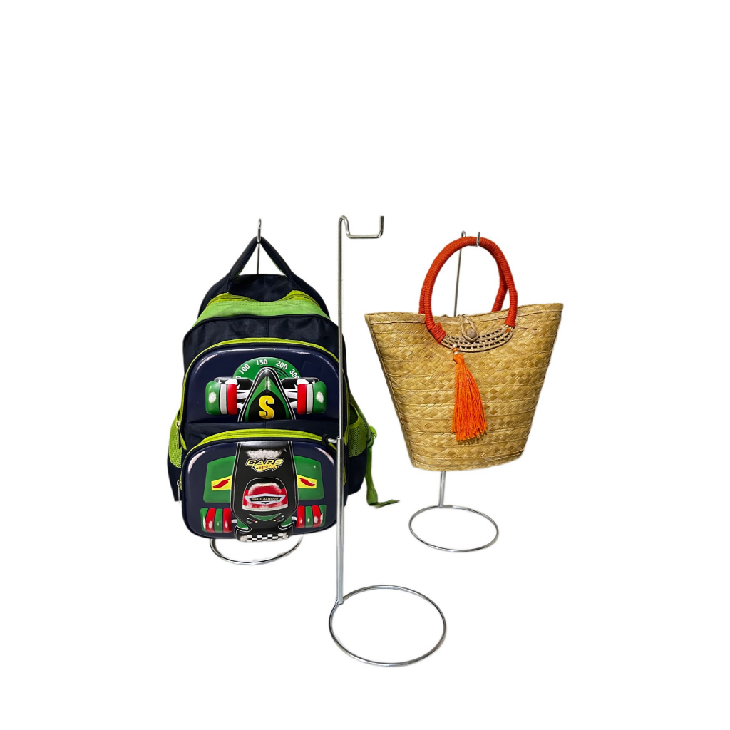 Kit 5 –  Suporte Bolsa  Expositor de Balcão com regulagem de altura na Cor Branco, Preto , Dourado ,