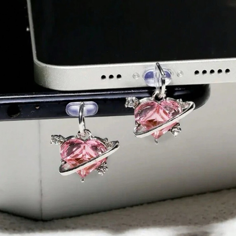 Plugue De Anti-Poeira Para celular Fone De Ouvido Celular Android Luxo Brilhante Strass Borboleta Ur
