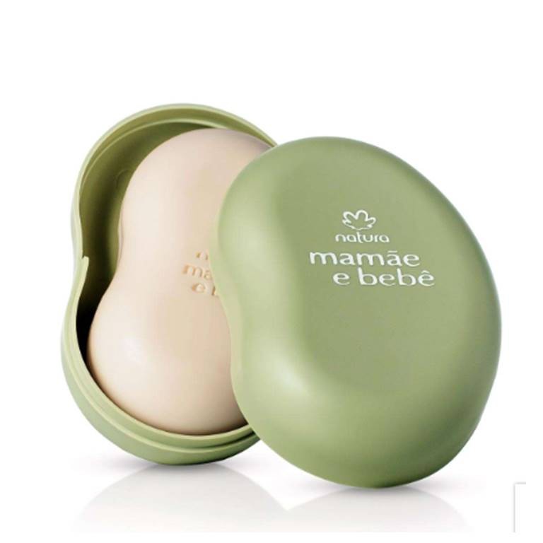 Saboneteira com Sabonete Mamãe e Bebê Natura