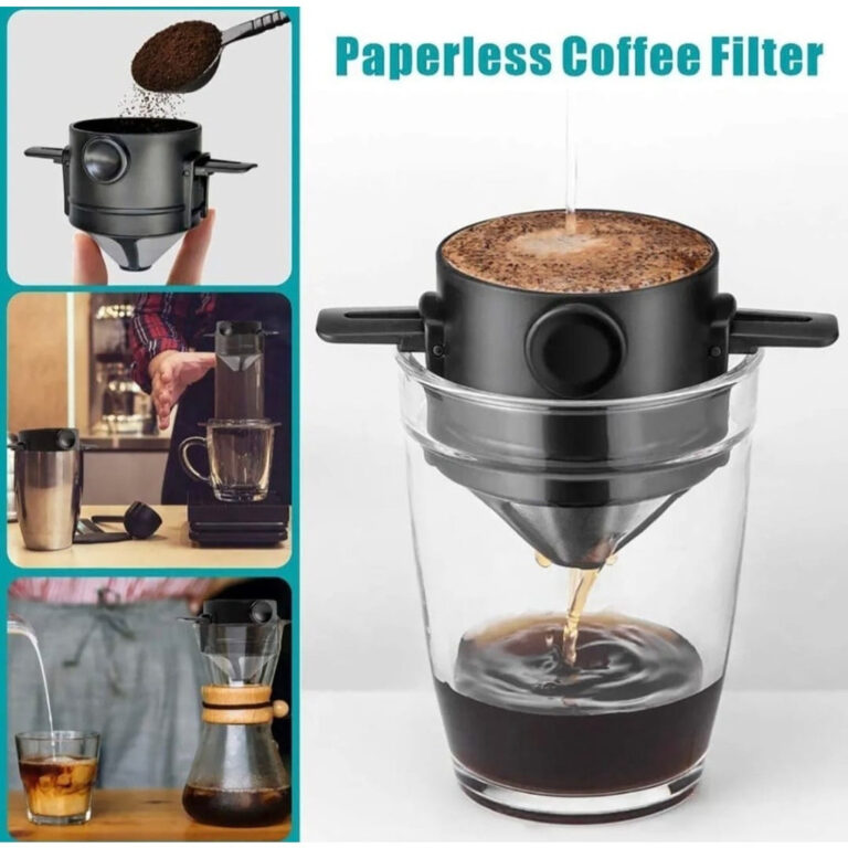 Coador Portátil de Café Mini Filtro De Cafe Aço