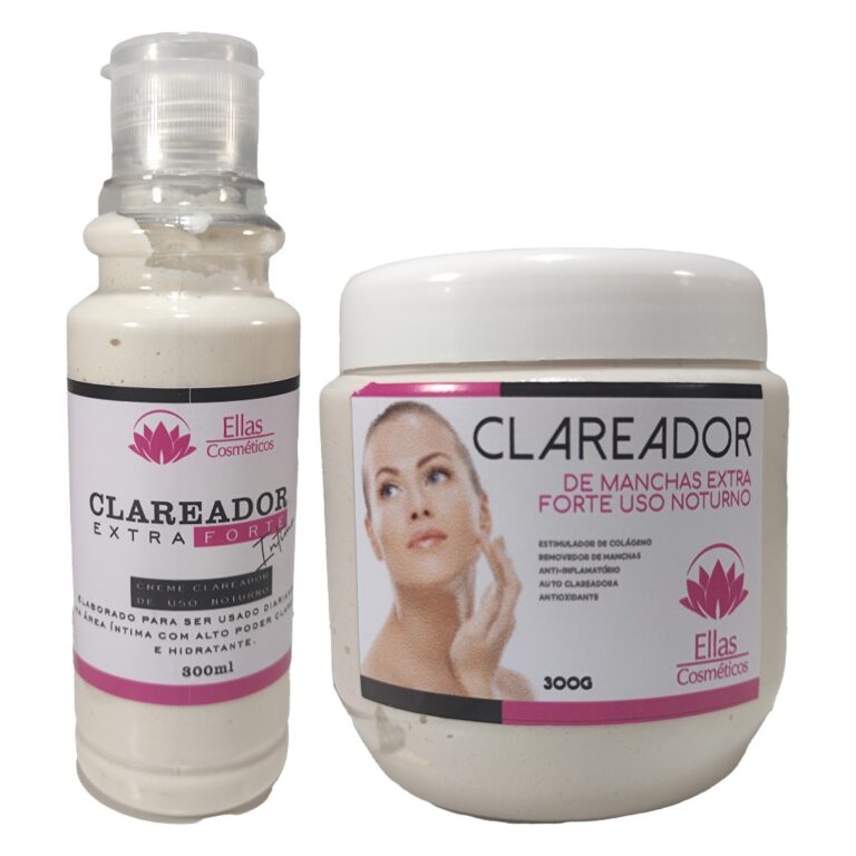 Kit Clareador Íntimo E Corpo Todo Extra Forte Uso