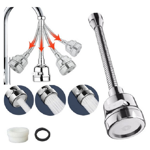 Bico Extensor Torneira Gourmet Arejador Flexível 