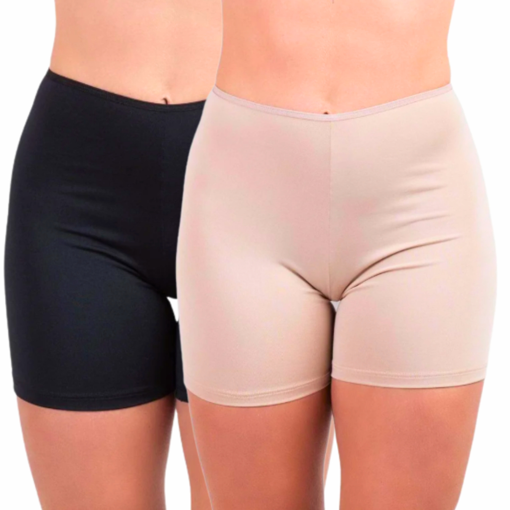 Short Segunda Pele Feminino Anagua Anti Atrito Assadura para usar de Vestido