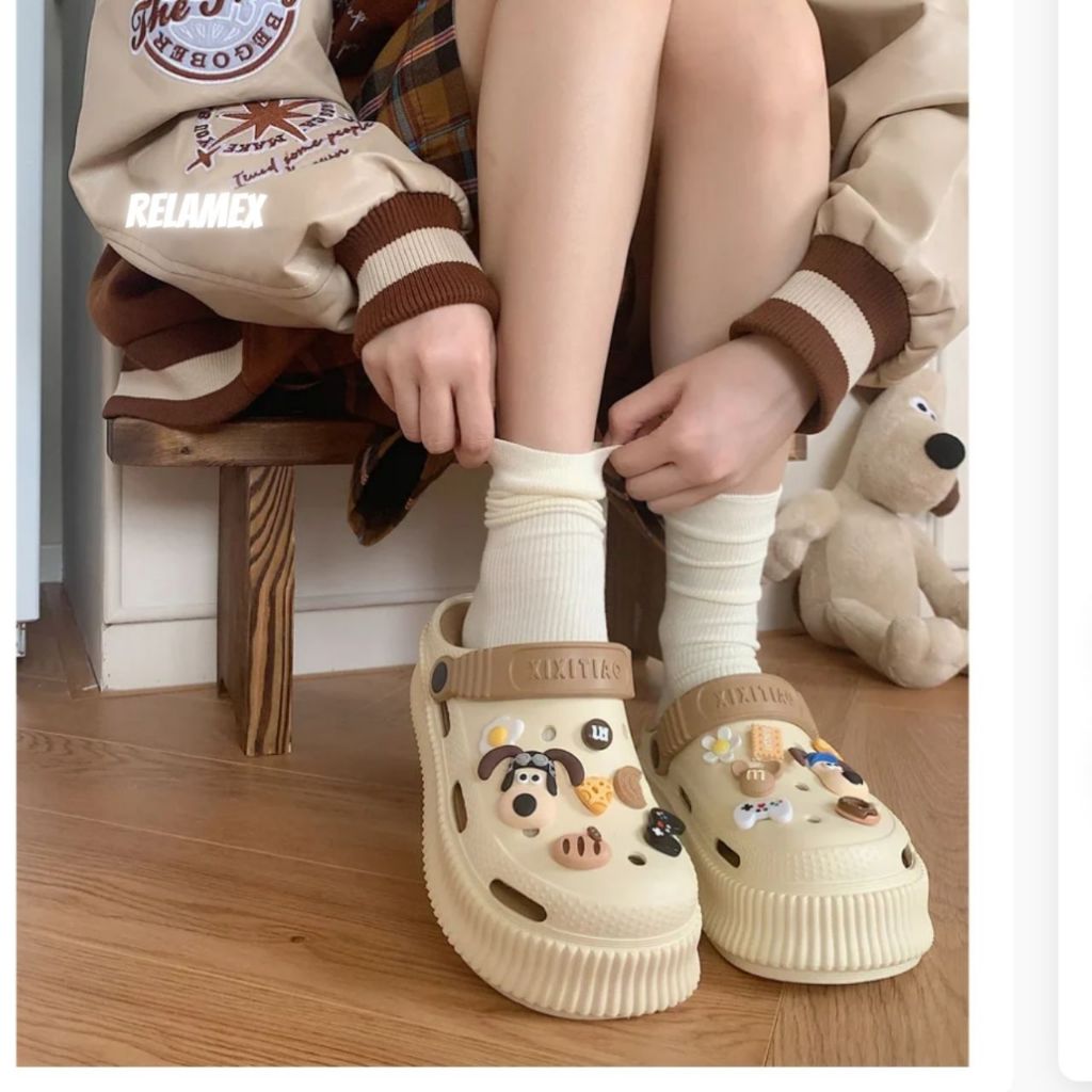 Sandália Chinelo Babuche Feminino com Acessórios Removíveis – BC1