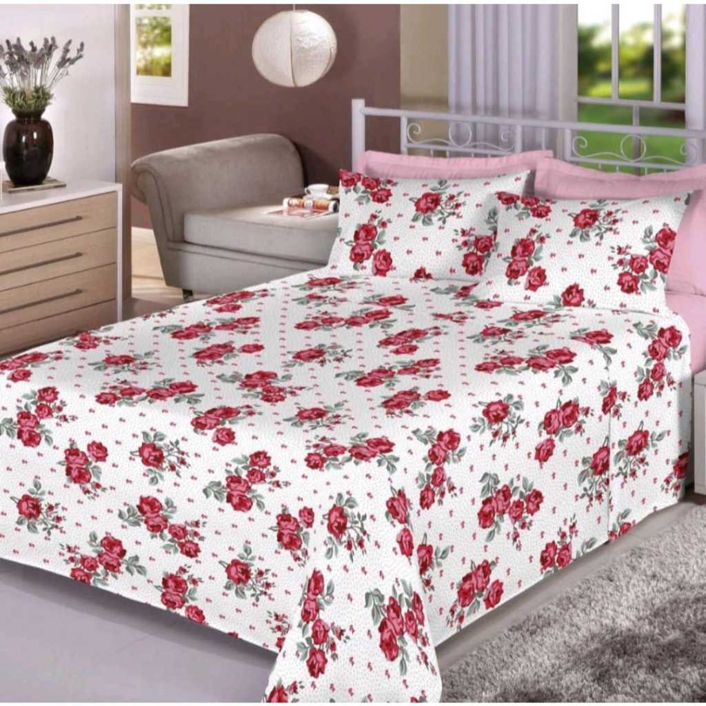 Lençol Casal Virol Sem Elástico Avulso Para Cobrir Cama Estampado