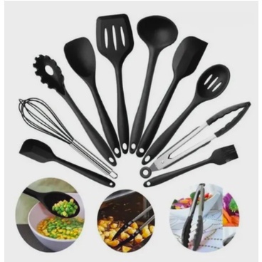 Kit 10 Pecas Utensilios De Cozinha Completo SHOPE 