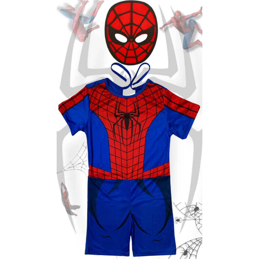 Roupa Infantil Fantasia Festa Aniversário Personagens Homem Aranha