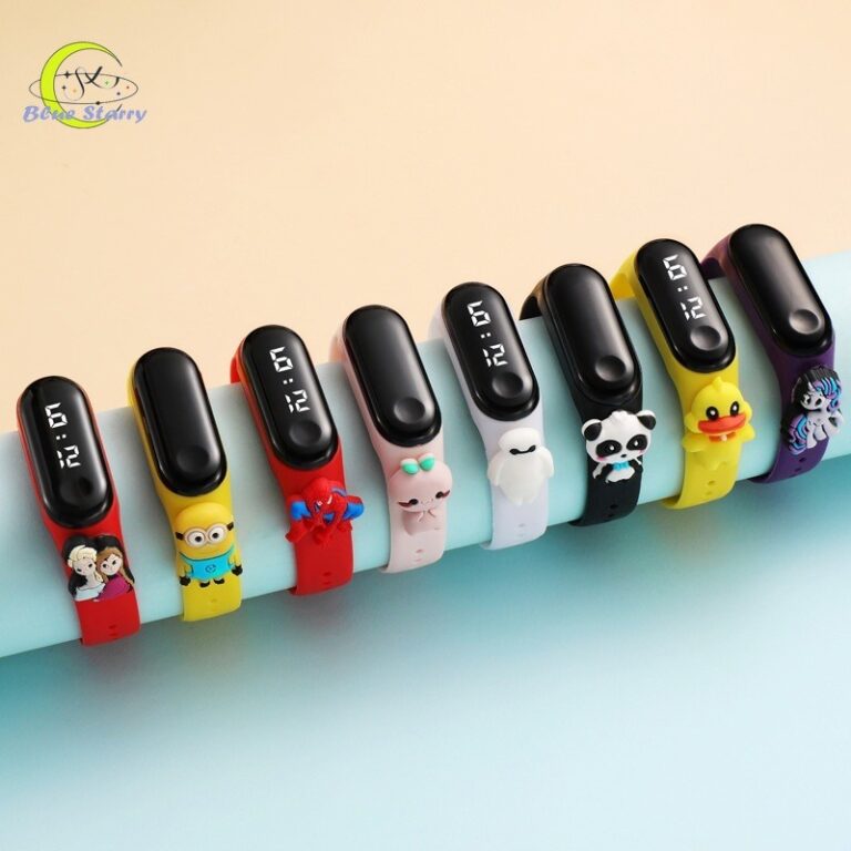 Novo 50 Color Moda Relógio Infantil Eletrônico 