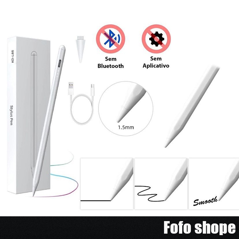 Caneta universal caneta stylus para android ios windows touch caneta para ipad lápis para tablet can