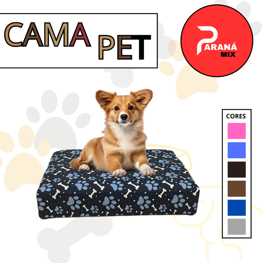 Cama pet confortável estofada elegante – PROMOÇÃO IMPERDIVEL