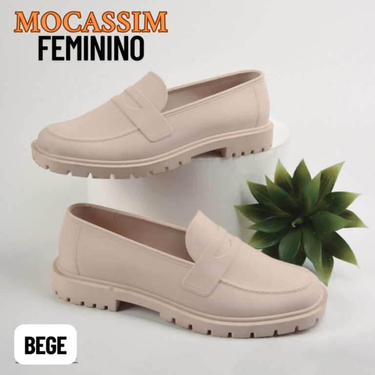 Mocassim Feminino em Microexpandido | Macio, Leve 