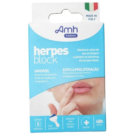 Herpes Block Adesivos que Aliviam os Sintomas do H