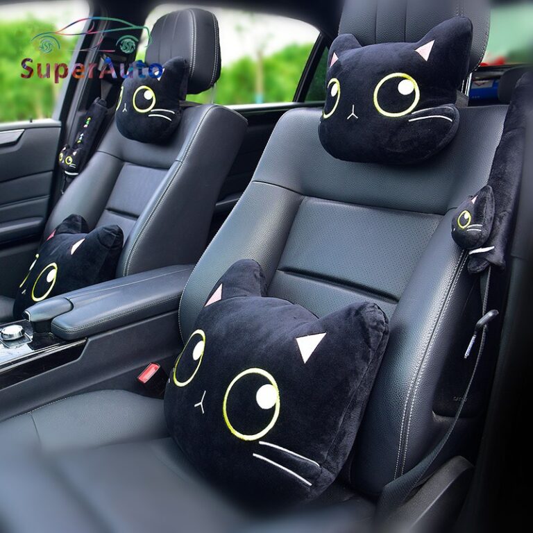 Superauto Carro Travesseiro Pescoço Cabeça Gato 