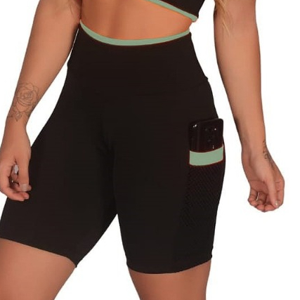 Promoção Short Feminino Fitness Academia com Bol