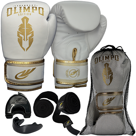 Luva De Boxe Muay Thai + Bandagem 5M + Bucal + Cas