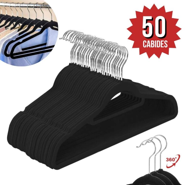 Kit 25/50 Cabides Veludo Adulto Para Roupas Ultraf