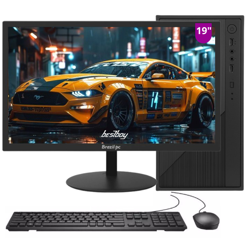 Computador Completo BestBoy Intel I5 8gb Ssd 240gb Monitor Led 19 Windows 10 Trial – BESTBOY
