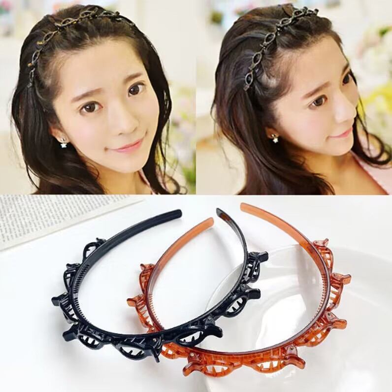 Tiara de Cabelo com Presilhas Hair Twister Presilha Jacaré Arco