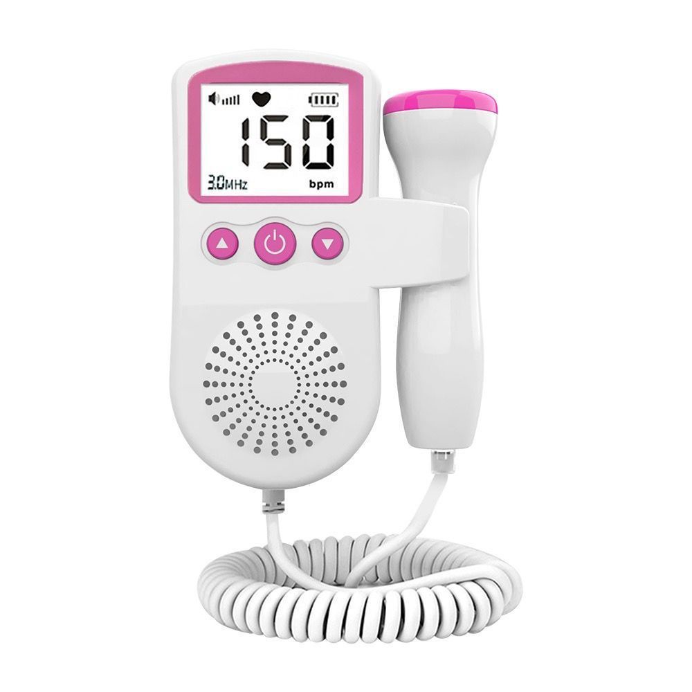 Monitor De Frequência Cardíaca Para Bebês Uso Doméstico Display De Gravidez Detector De Som Fetal Be