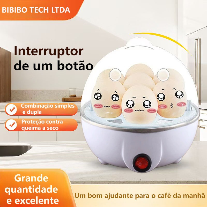 cozedor para ovos e legumes elétrico portátil cozinha à vapor 110v / 220v panelinha para cozimento