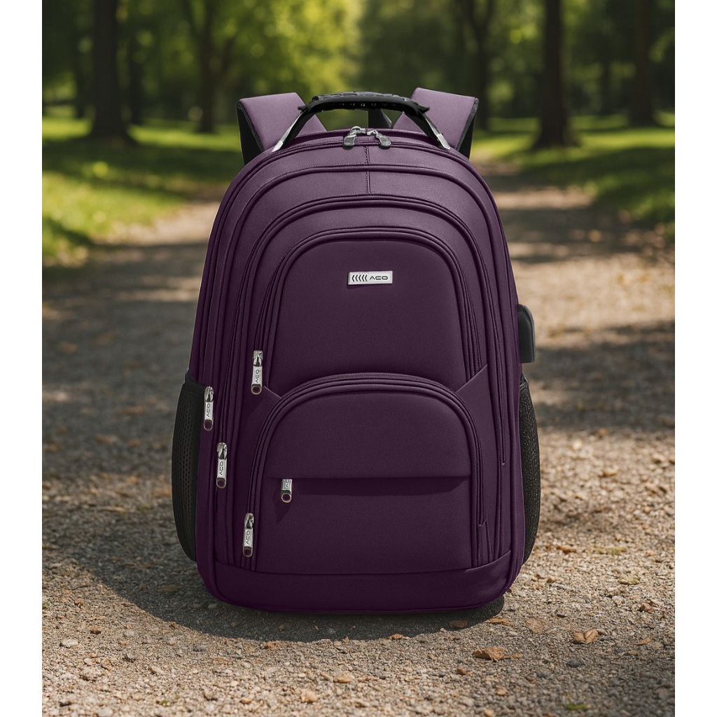 Mochila Masculina Feminina Notebook Escolar Faculdade Reforçada Resistente a Agua Saída USB/Fone