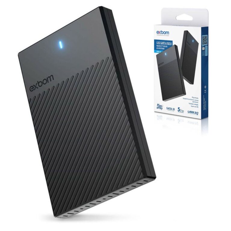 Case para HD/SSD 2.5 polegadas SATA USB3.0 EXBOM C