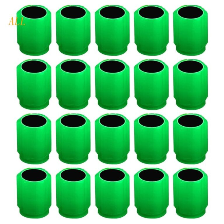 Todos Os 20Pcs Brilhando Tampas Válvulas Fluoresc