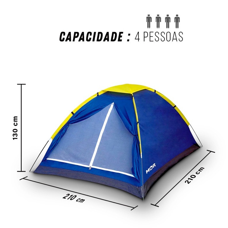Barraca Camping I 2/4 Pessoas – Barraca De A