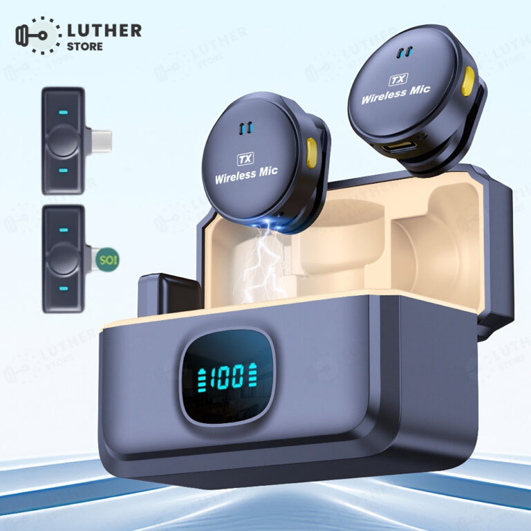 Microfone mini De Lapela Sem Fio Para iPhone/Andro