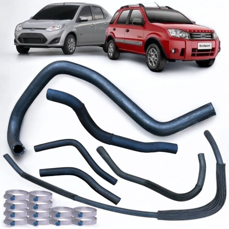 Kit Mangueiras Agua Fiesta Ecosport  Zetec Rocam F