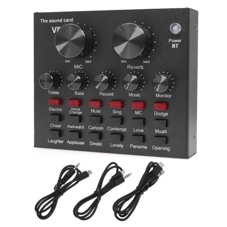 Mini Placa de Som MM-673 Sound Card – Placa 