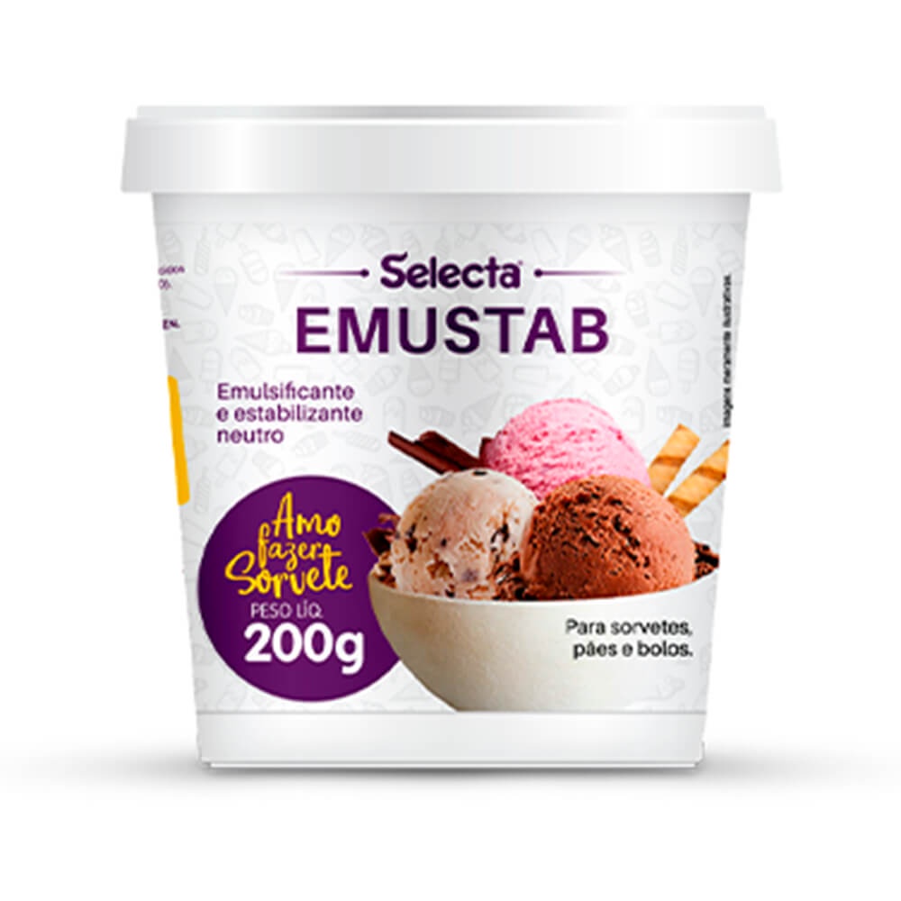 Emulsificante para Sorvete Emustab 200g – Selecta