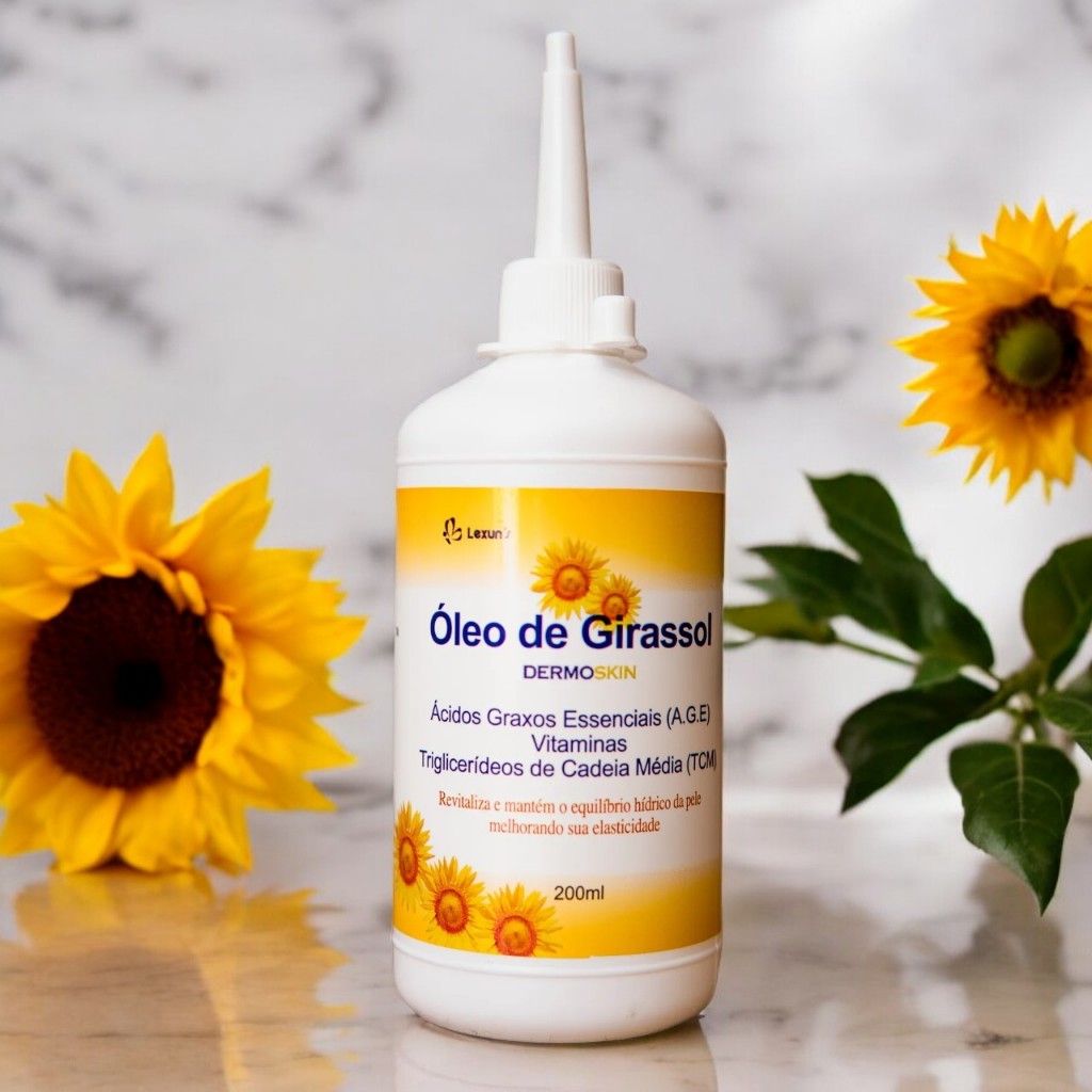Óleo de Girassol Cicatrizante 200ml (AGE) – Lexuns