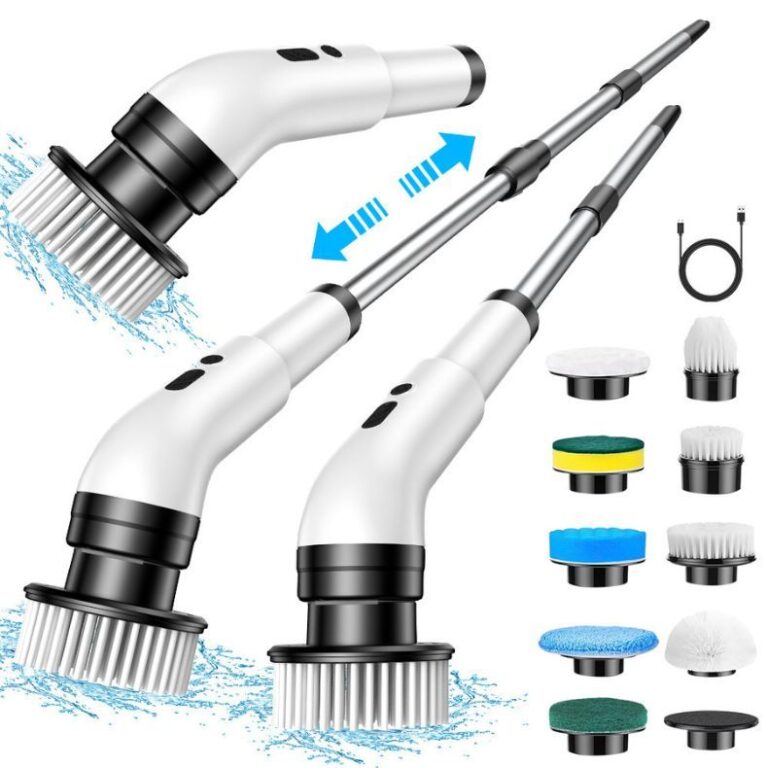 Escova De Limpeza 9 Em 1 Recarregavél Elétrica G