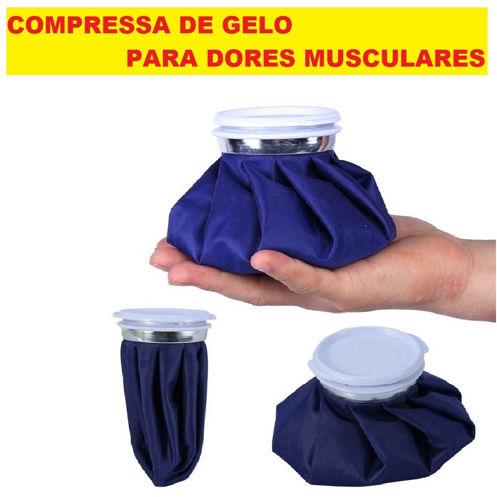 Bolsa De Gelo Térmica Ortopedica Flexivel Compressa Para Dores Musculáres