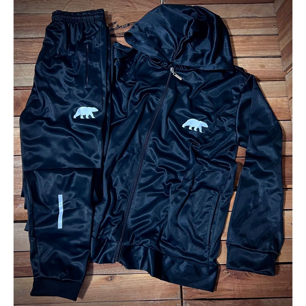 Kit Blusa de Frio + Calça Jogger – Preço Promocional – Logo Refletivo – Pronta Entrega Promoção