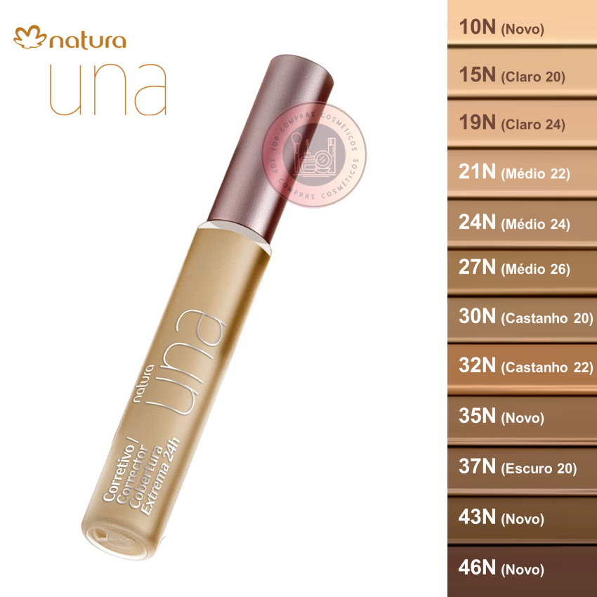 Corretivo Cobertura Extrema 24h Una Natura – 8ml (Efeito matte)