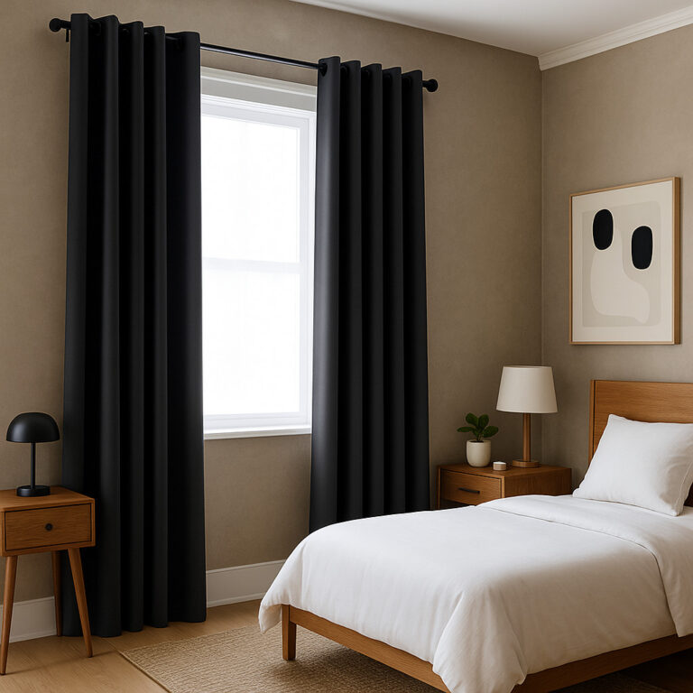 Cortina Blackout PVC corta 100 % a luz 2,80 m x 2,
