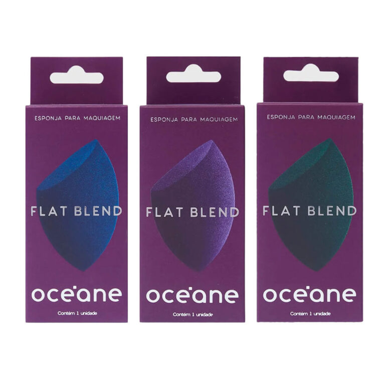 Esponja de Maquiagem Oceane Flat Blend
