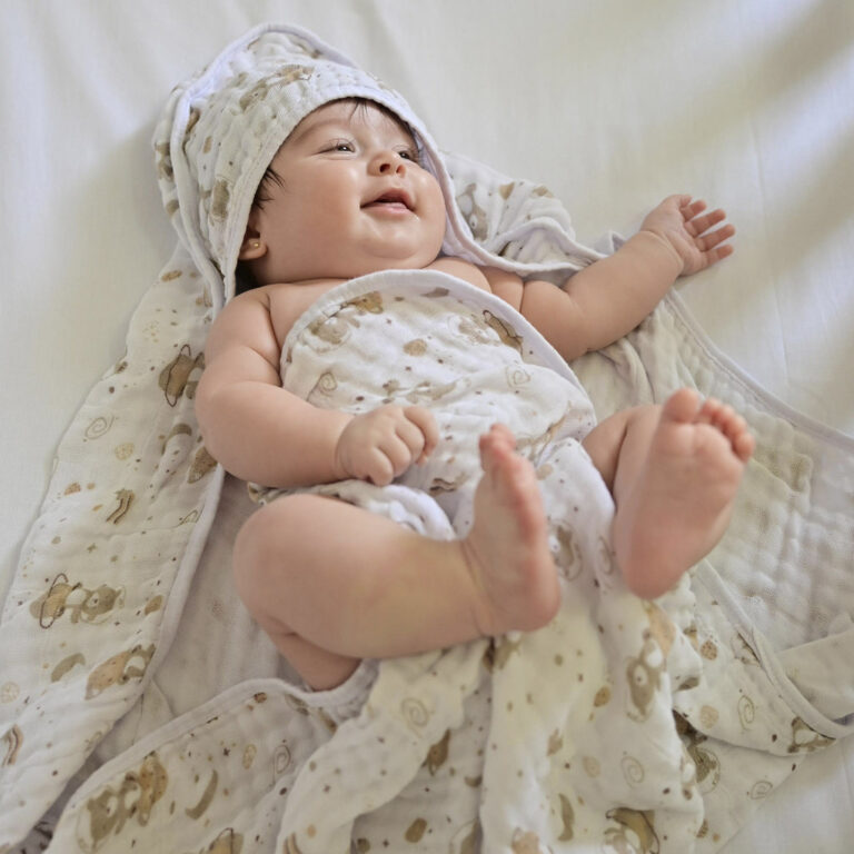 Toalha de Banho Bebê Soft 2 Camada de Fralda Bubl