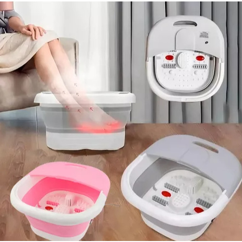 Banheira de pedicure portátil  com rolos de banhe