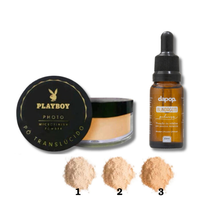 Kit Pó Translucido Photo Microfinish Powder Playb