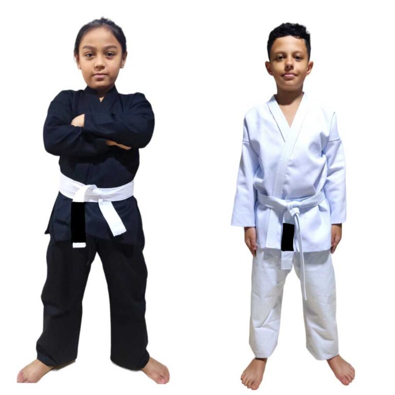 KIMONO JIU JITSU INFANTIL, BRIM TRANÇADO, ACOMPAN